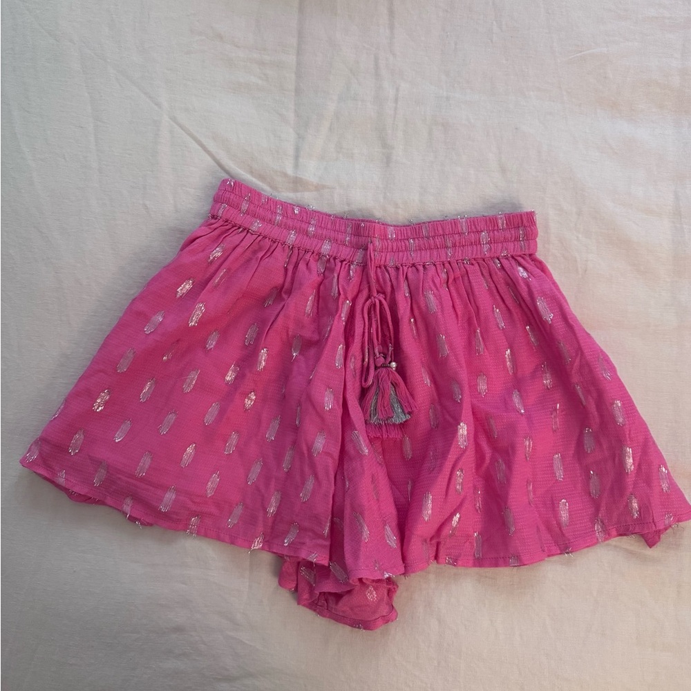 Surf Gypsy Hot Pink Metallic Women's Shorts